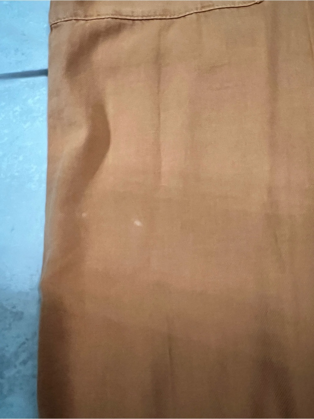 Billabong Rust Orange Button-Front Wide-Leg Jumpsuit - Picture 7 of 7